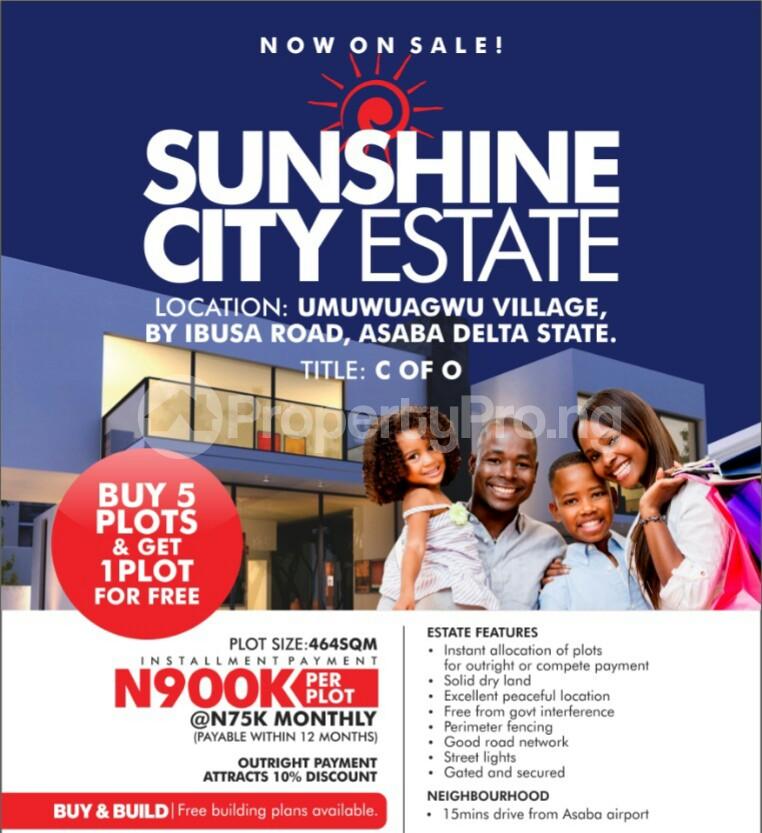 Land for sale Ibusa Rd Asaba Delta