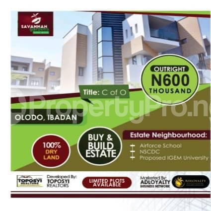 Land for sale Around The Popular Airforce School Iwo Rd Ibadan Oyo