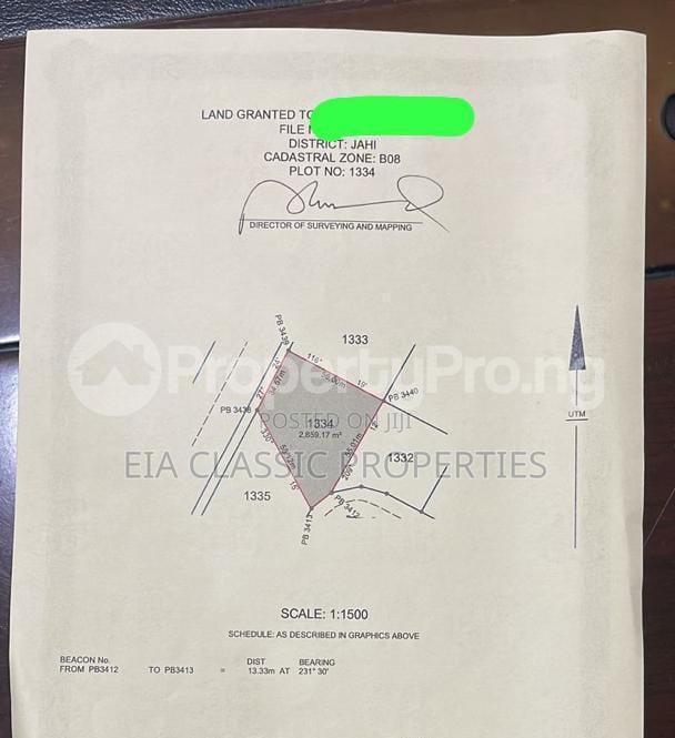 Land for sale Gilmore Jahi Abuja