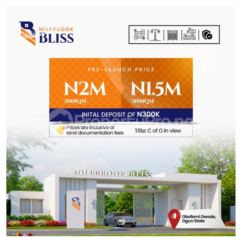 Land for sale Ibafo Obafemi Owode Ogun - 0