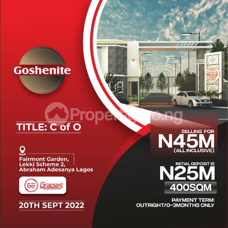 Land in Abraham adesanya estate Ajah Lagos Land for sale in ajah Land in ajah PropertyPro