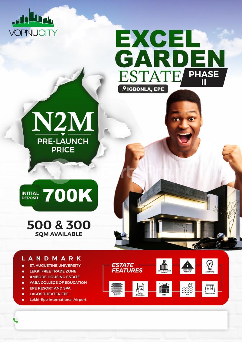 Land for sale Excel Garden Estate Epe Lagos