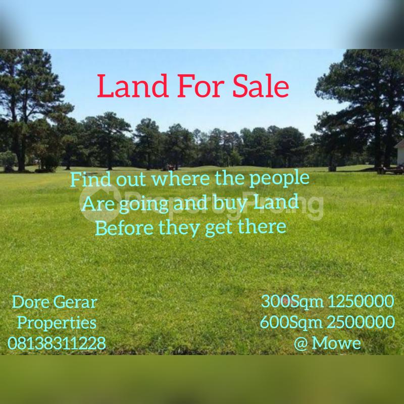Land for sale Mowe Obafemi Owode Ogun