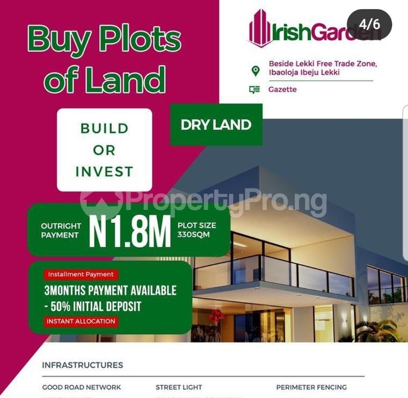 Land for sale Free Trade Zone Ibeju-Lekki Lagos