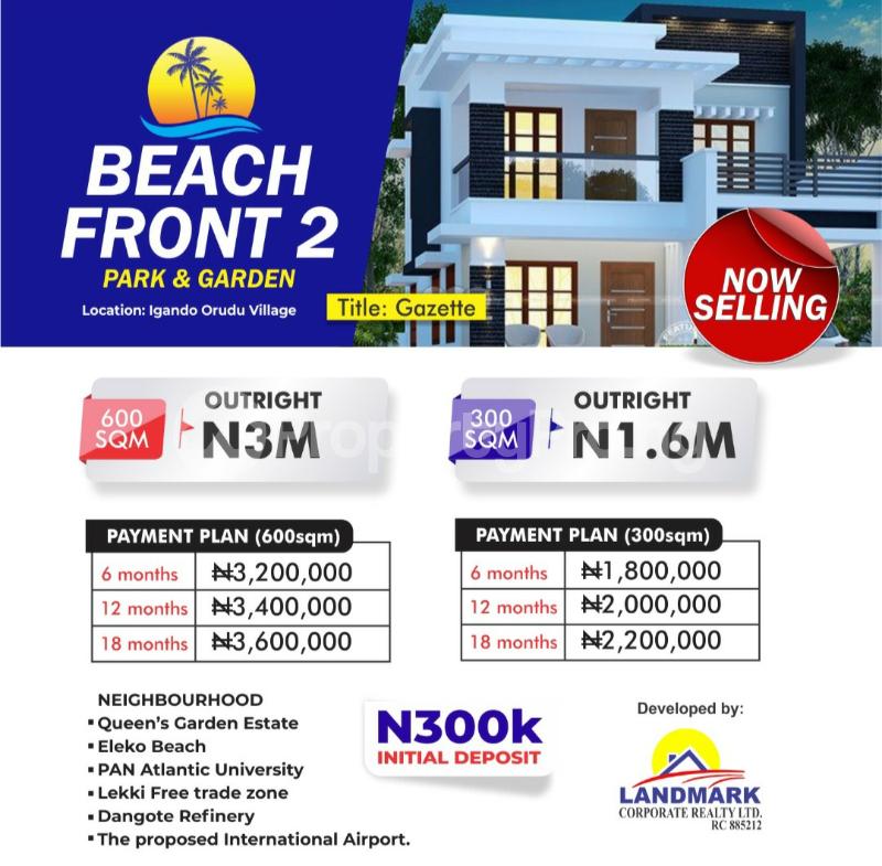 Land for sale Eleko Ibeju-Lekki Lagos