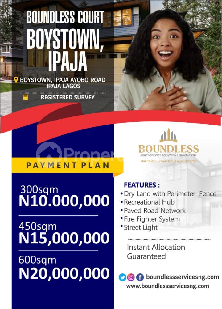 Land for sale Boys Town Ipaja Lagos