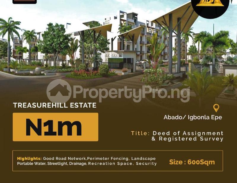 Land for sale Abado Igbonla Epe, Lagos Epe Road Epe Lagos