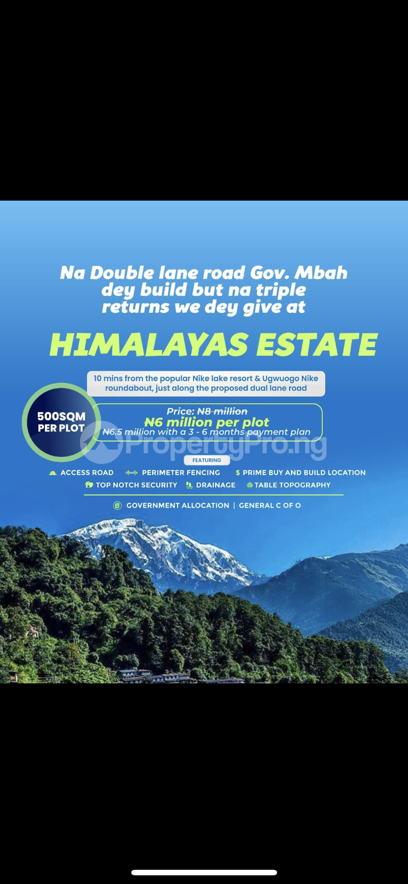 Land for sale Himalayas Estate Enugu Enugu - 0