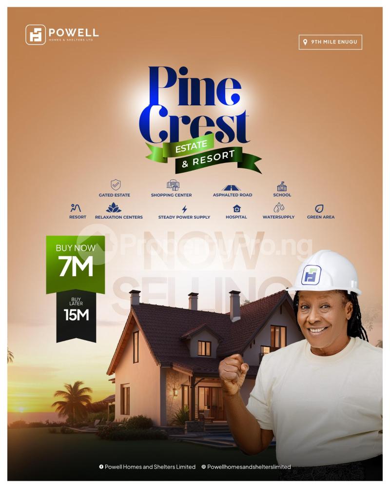 Land for sale 9th Mile (close To International Spar Parts) Enugu Enugu
