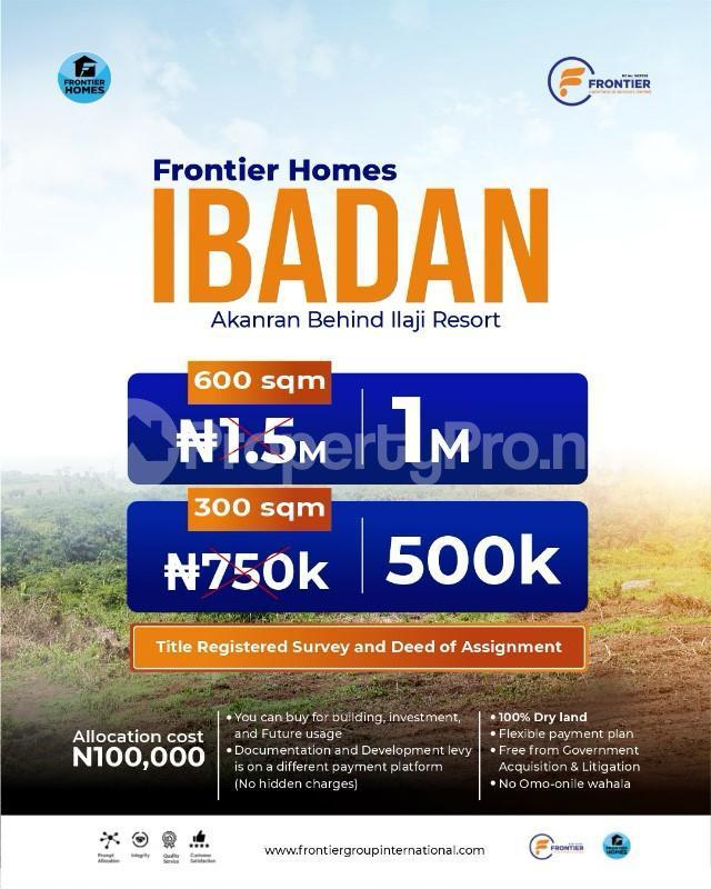 Land for sale Akanran Behind Ilaje Resort Ona Ara Oyo