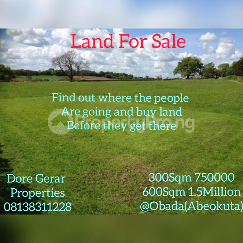 Land for sale Obada Abeokuta Ogun