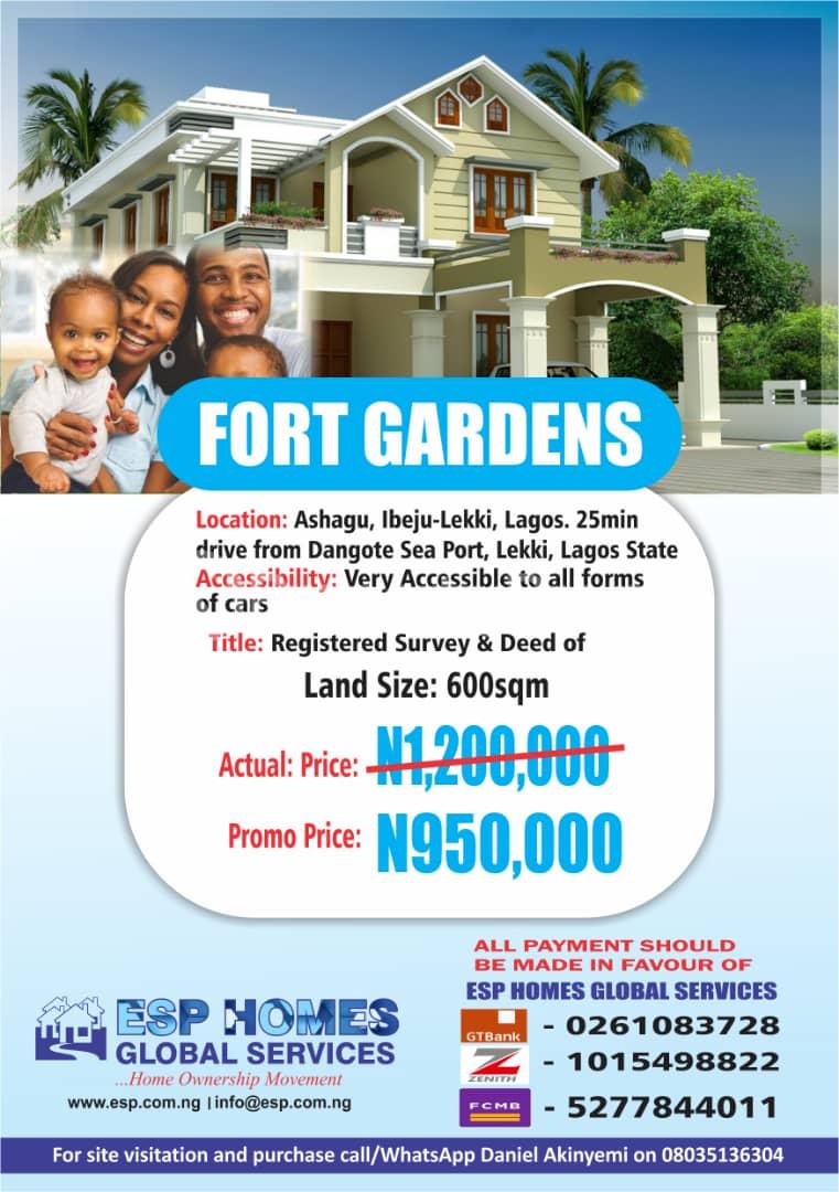 Land for sale Ashagu, Ibeju Lekki, Lagos Ibeju-Lekki Lagos