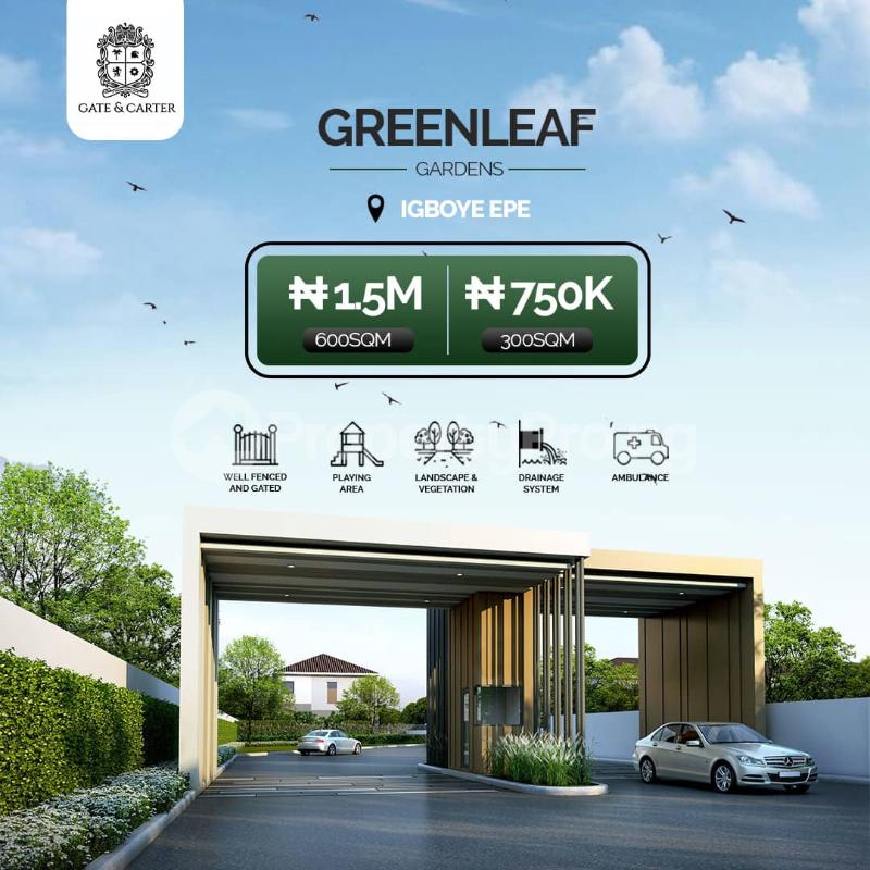 Land for sale Green Leaf Garden, Eredo, Epe Epe Road Epe Lagos