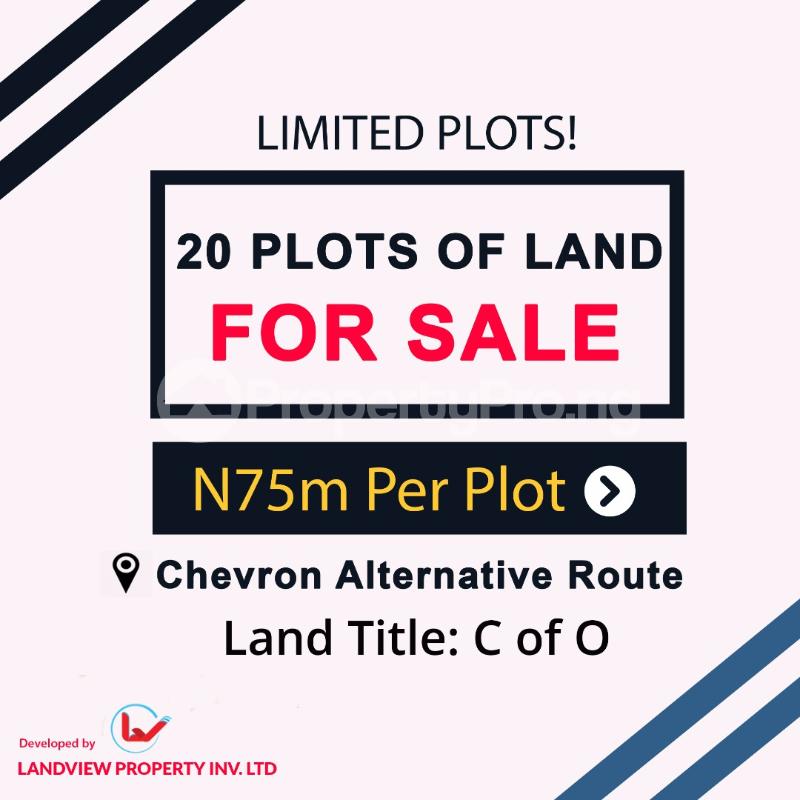 Land for sale Alternative Route chevron Lekki Lagos