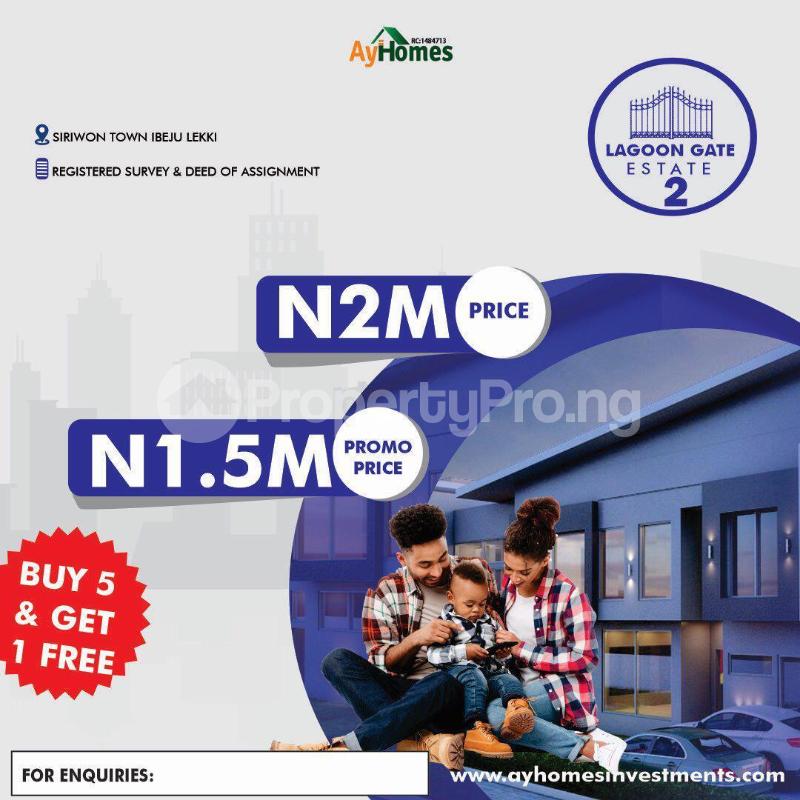 Land for sale Siriwon Town Ibeju Lekki Ise town Ibeju-Lekki Lagos