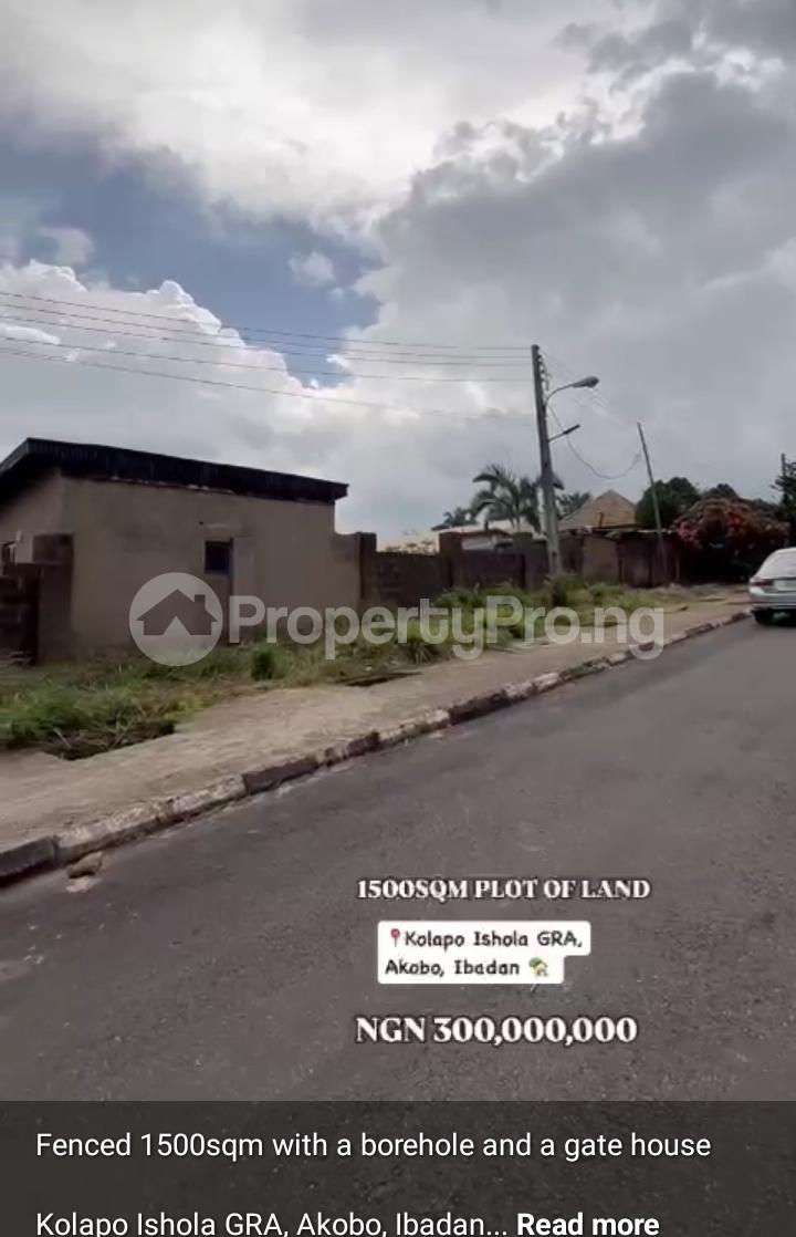 Land for sale Akobo Ibadan Oyo