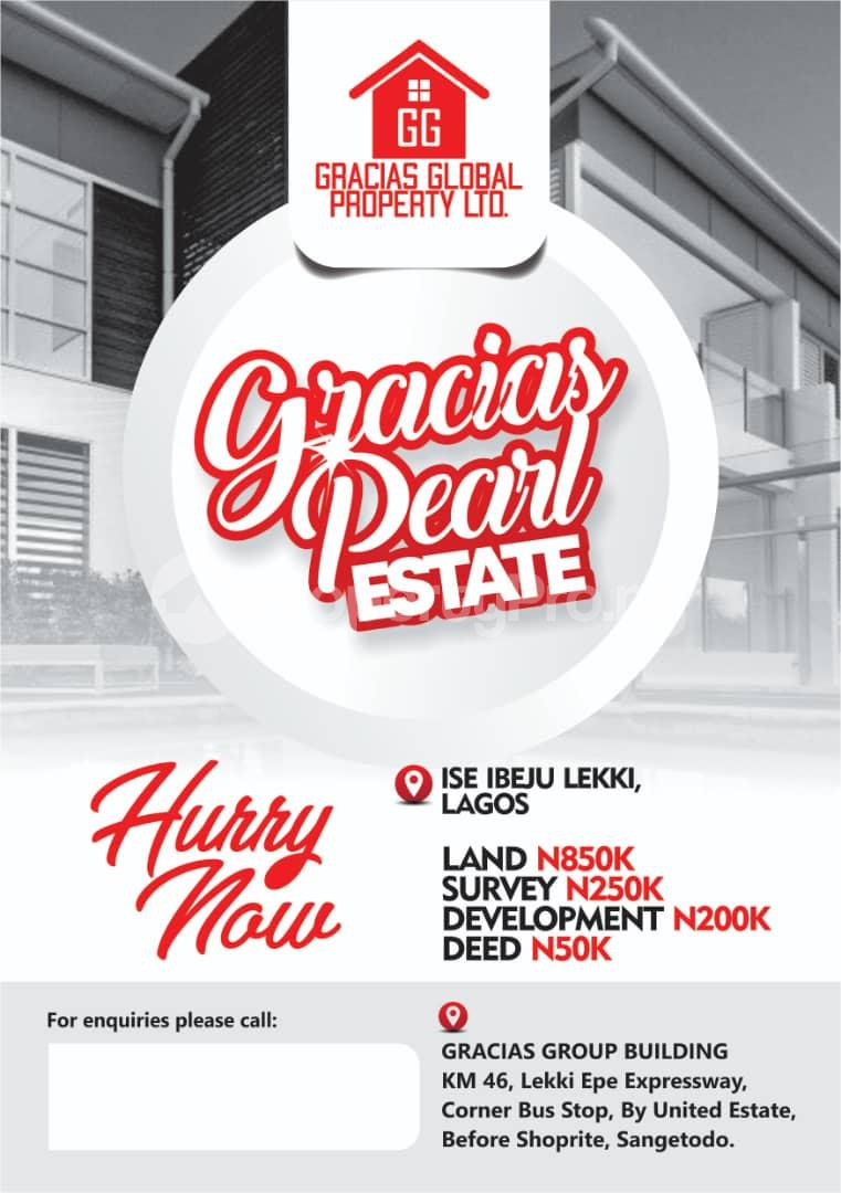 Land for sale Ise town Ibeju-Lekki Lagos