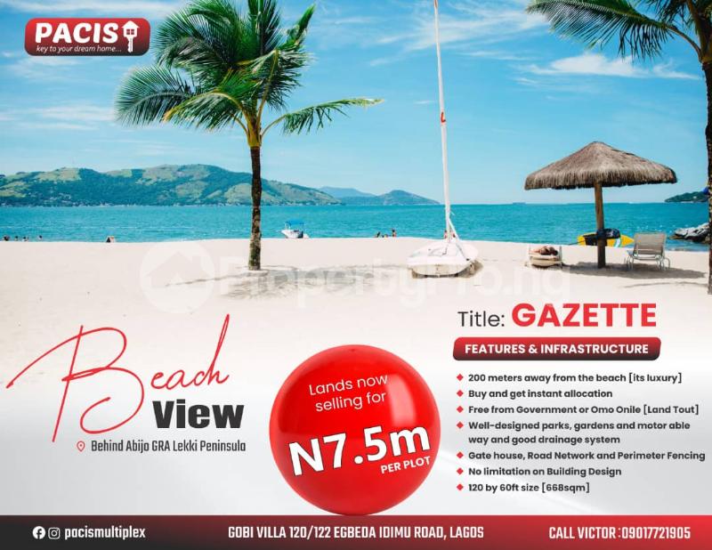 Land for sale Behind Abijo Gra Lekki Lekki Phase 2 Lekki Lagos - 0