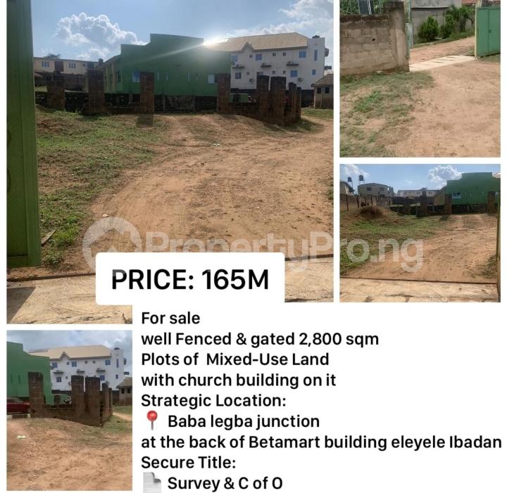 Land for sale  Eleyele Ibadan Oyo