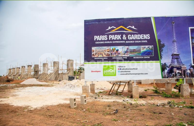 Land for sale Paris Park And Gardens Estate Osogbo Osun