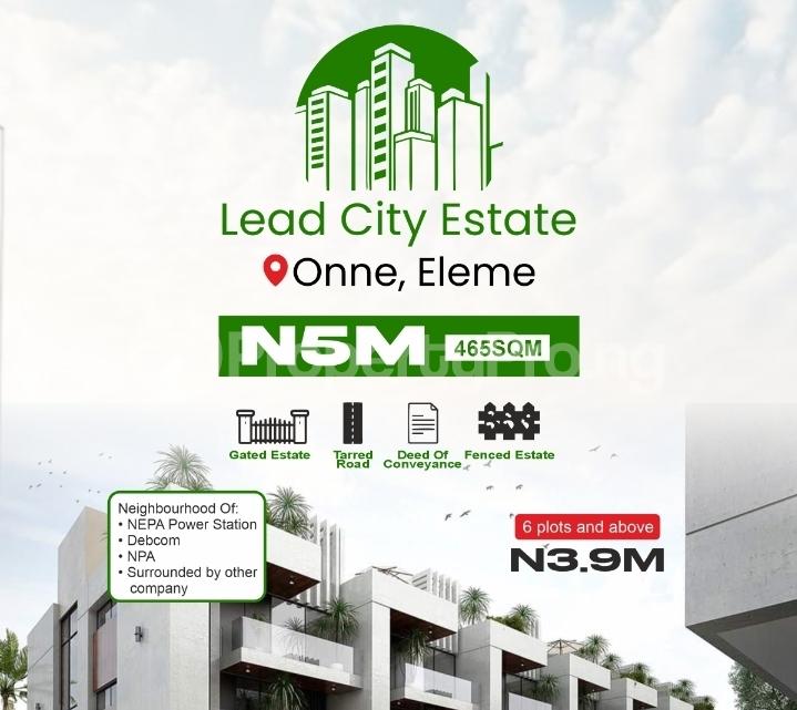 Land for sale Onne, Eleme Eleme Port Harcourt Rivers