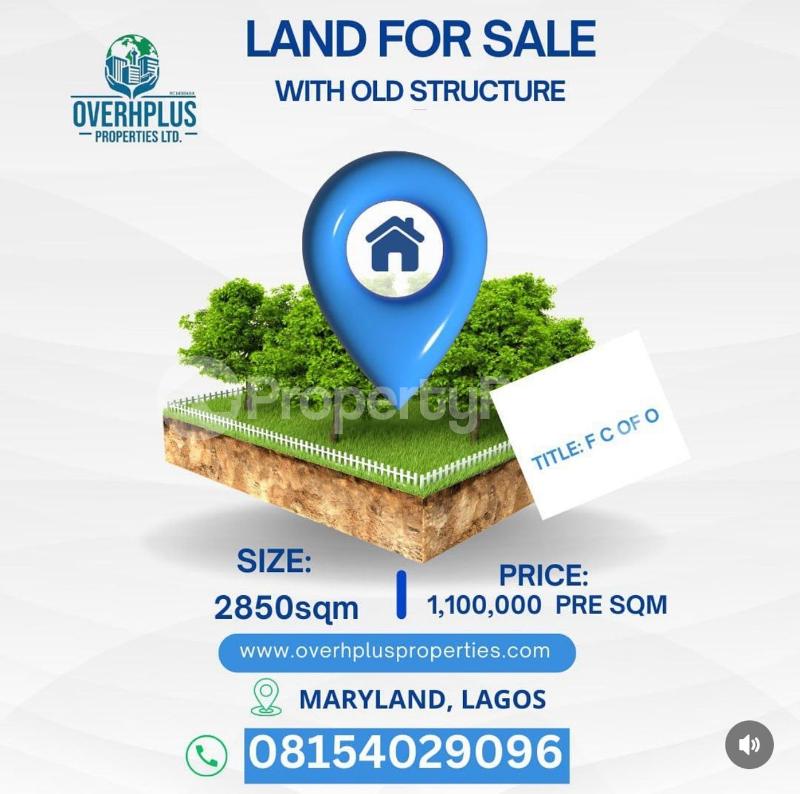 Land for sale Maryland Ikeja Lagos