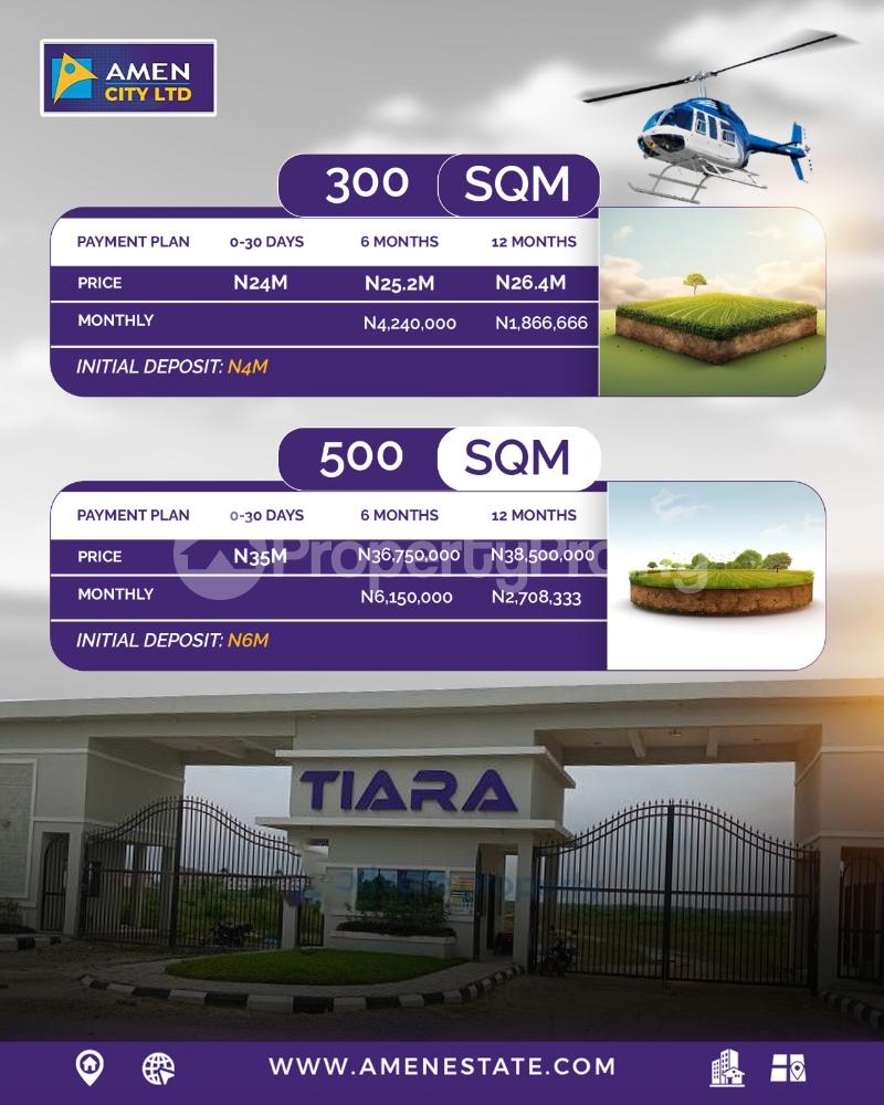 Land for sale Tiara Estate By New Airport, Ikegun Ibeju-Lekki Lagos - 0