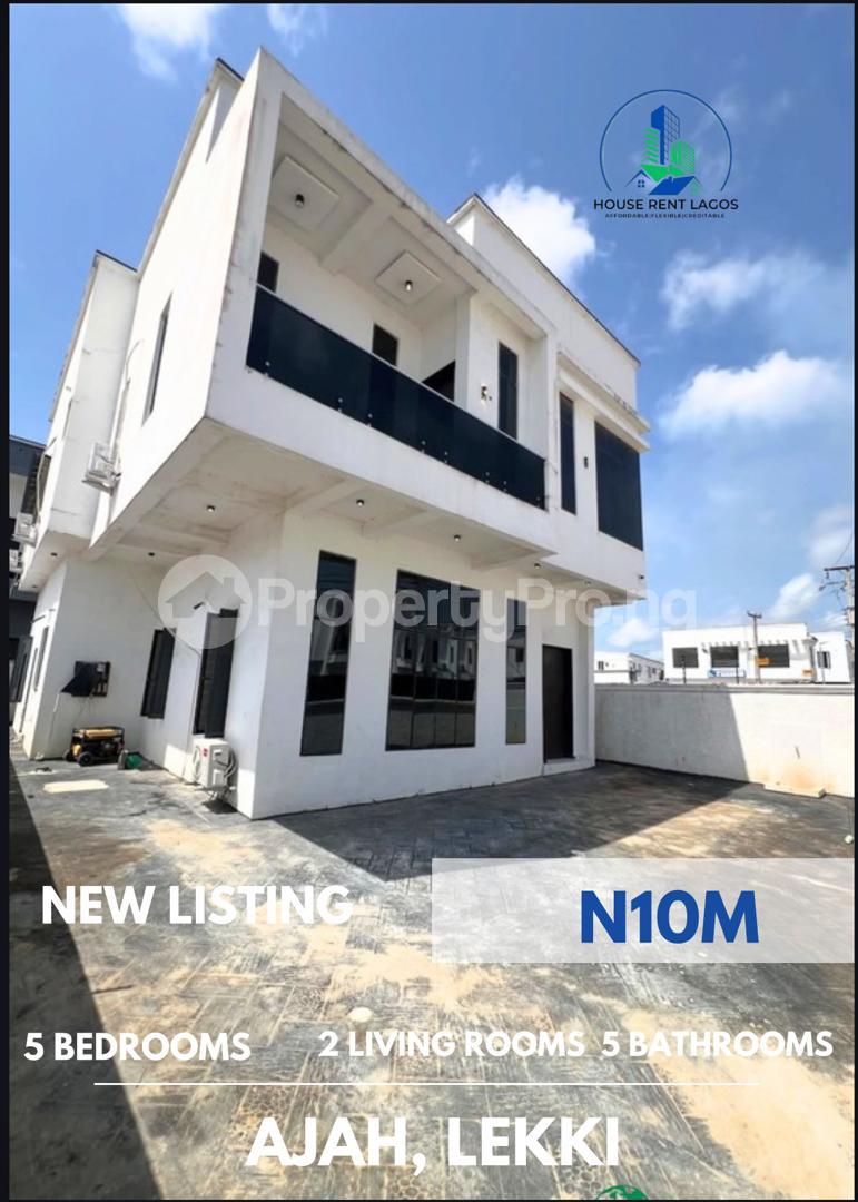 5 bedroom House for rent General Paint Estate Off Lekki-Epe Expressway Ajah Lagos