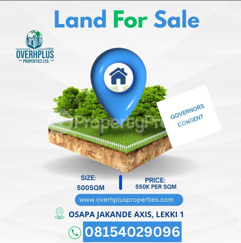 Land for sale Osapa london Lekki Lagos