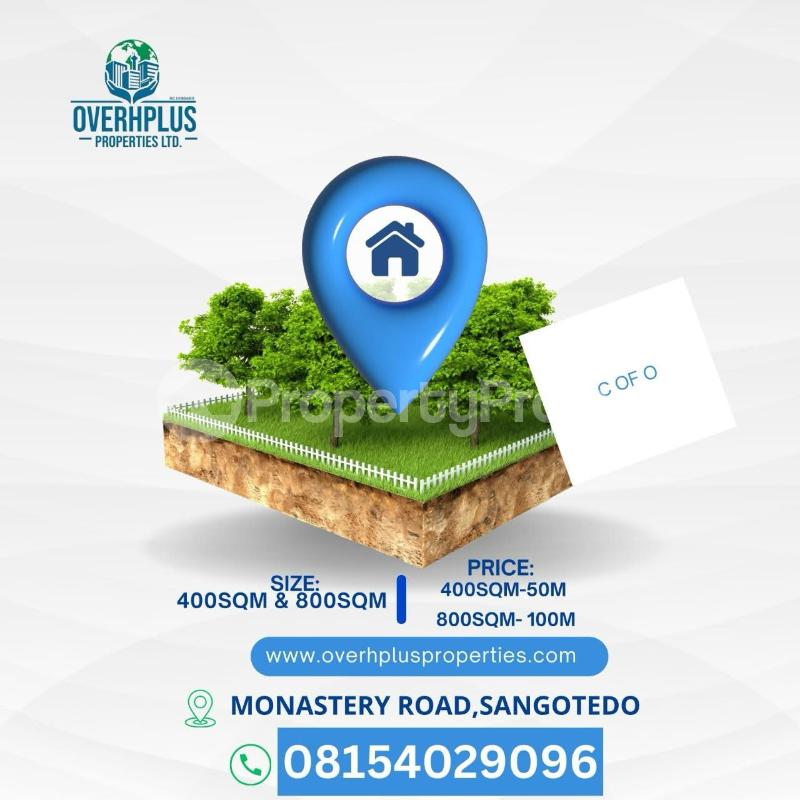 Land for sale Monastery road Sangotedo Lagos
