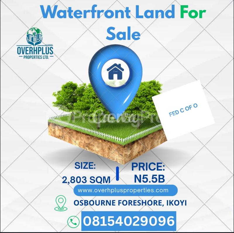 Land for sale Osborne Foreshore Estate Ikoyi Lagos