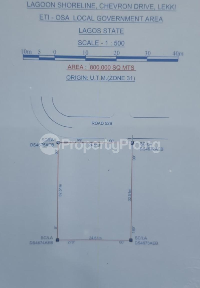 Land for sale Chevron Drive Lekki Lagos