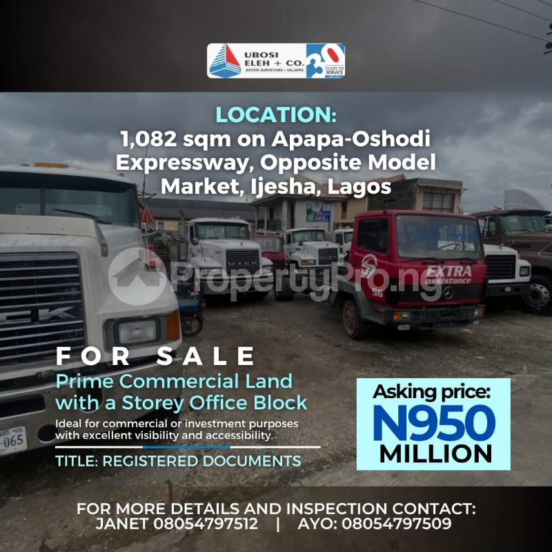 Land for sale Apapa Oshodi Express Way Apapa road Apapa Lagos - 0