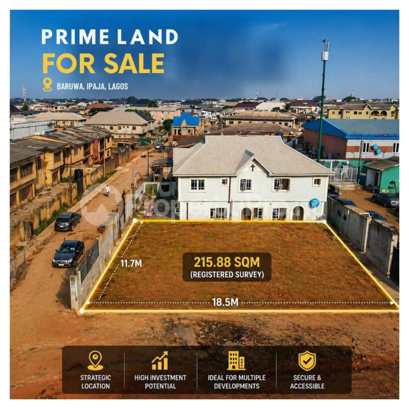 Land for sale Baruwa Ipaja Lagos