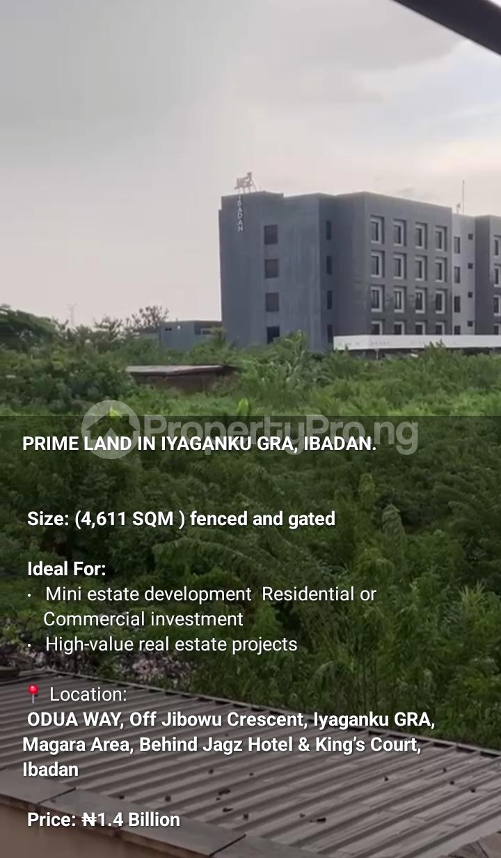Land for sale Iyaganku Gra Ibadan Oyo