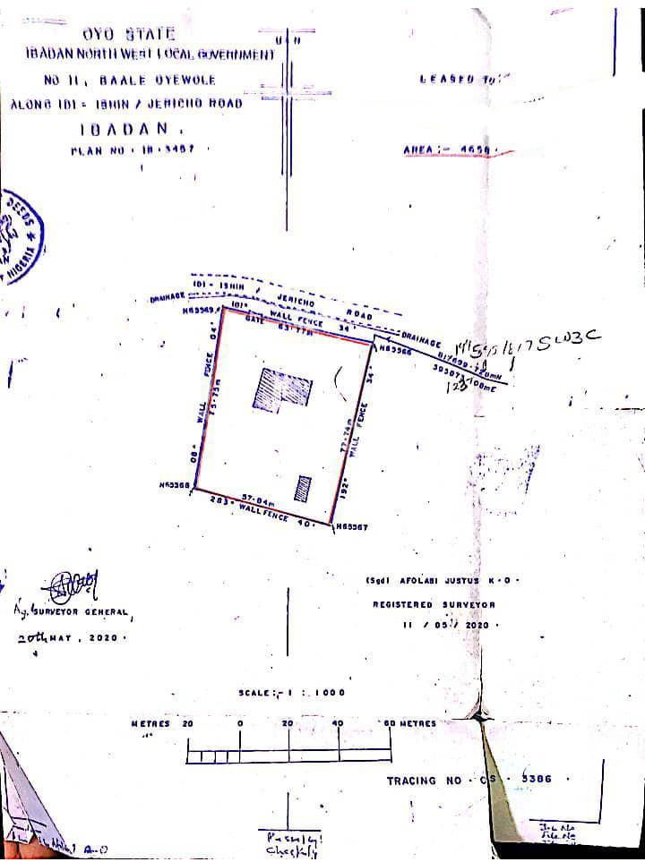 Land for sale Opposite Foodco Supermarket, Baale Oyewole Rood, Jericho Gra, Ibadan North - West Oyo