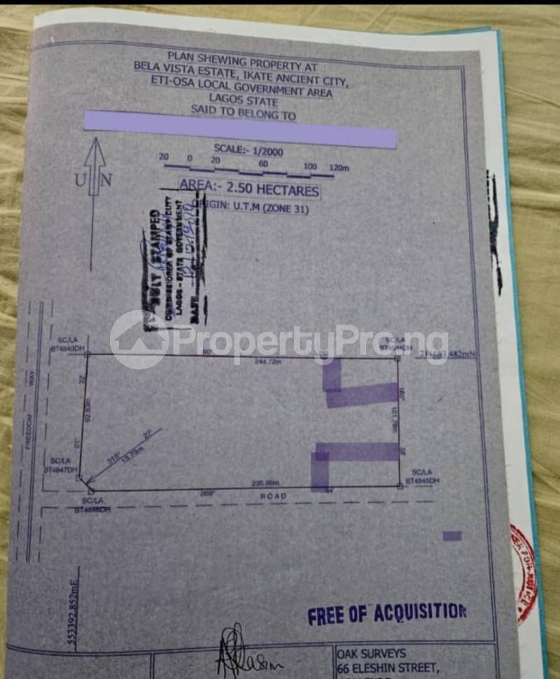 Land for sale Freedom Way Lekki Phase 1 Lekki Lagos