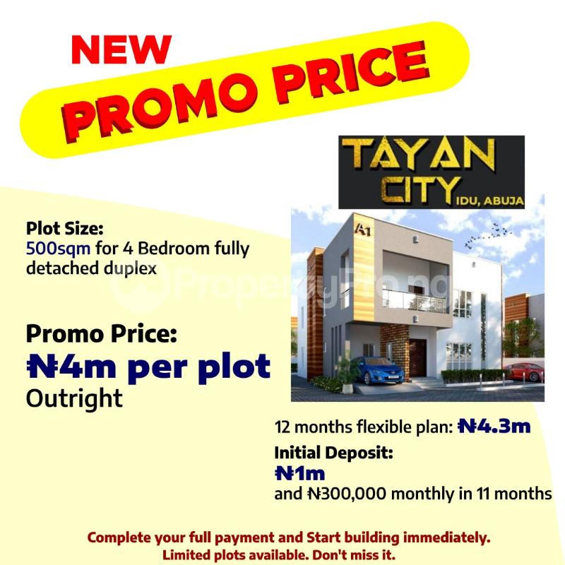 Land for sale Idu Abuja