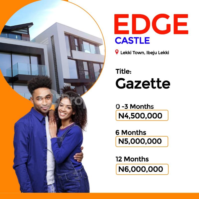 Land for sale Edge Castle, Lekki Town, Ibeju Lekki, Nigeria. Ibeju-Lekki Lagos