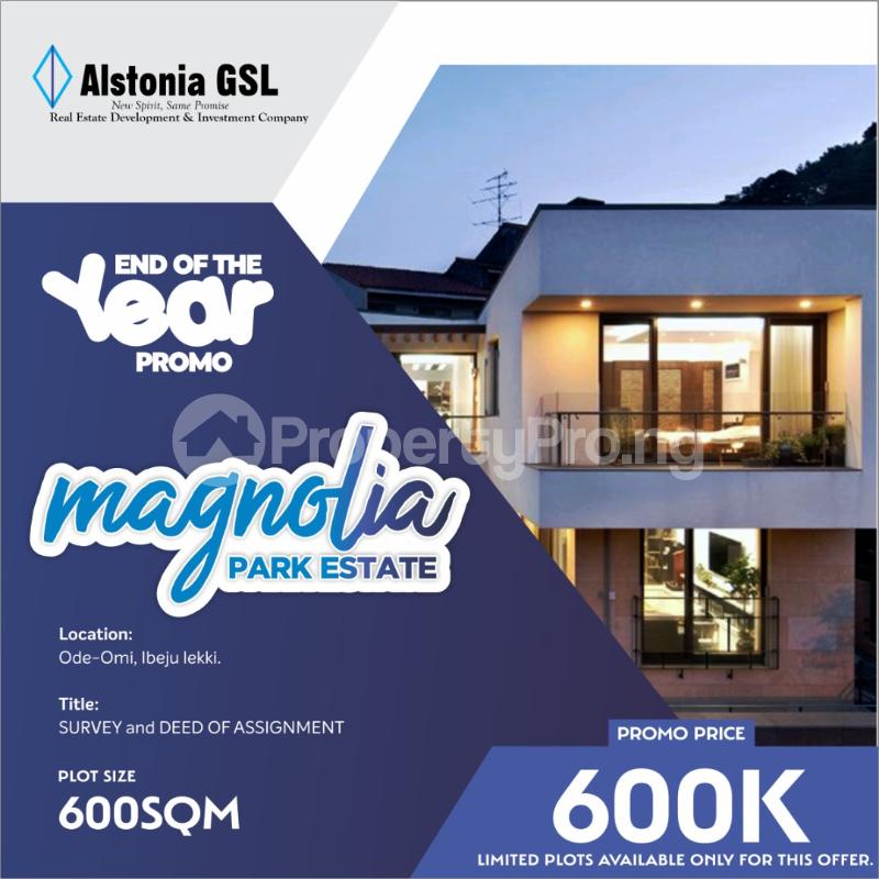 Land for sale Ode Omi Ibeju Lekki LaCampaigne Tropicana Ibeju-Lekki Lagos - 0