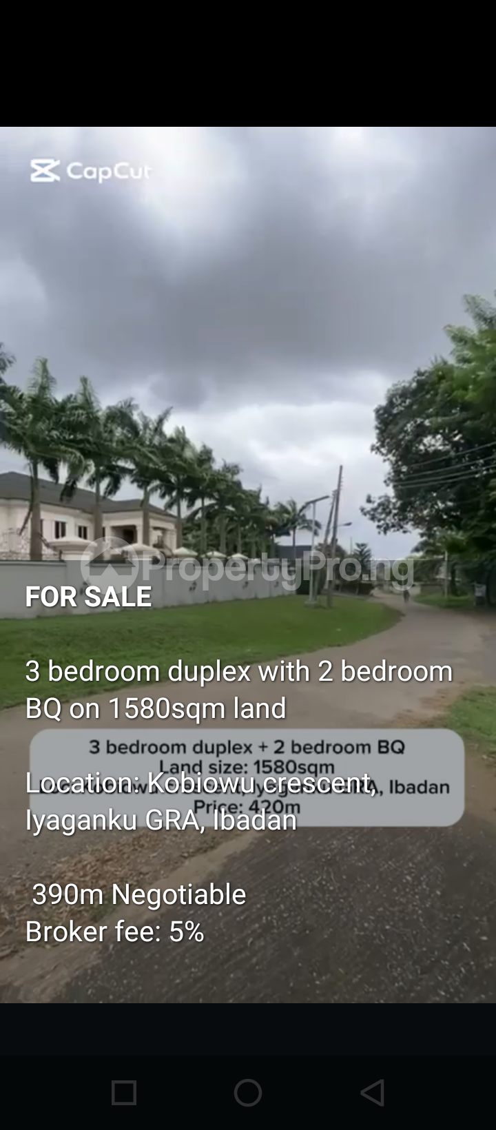 3 bedroom House for sale Iyaganku Kobiowu Crescent Ibadan Iyanganku Ibadan Oyo