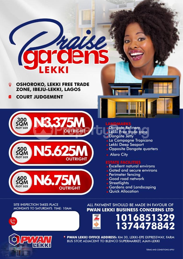 Land for sale Ibeju Lekki Ibeju-Lekki Lagos