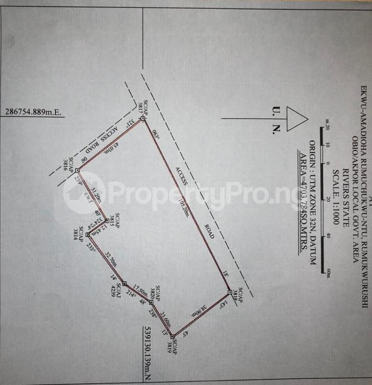Land for sale Off Igbo Etche Obio-Akpor Rivers