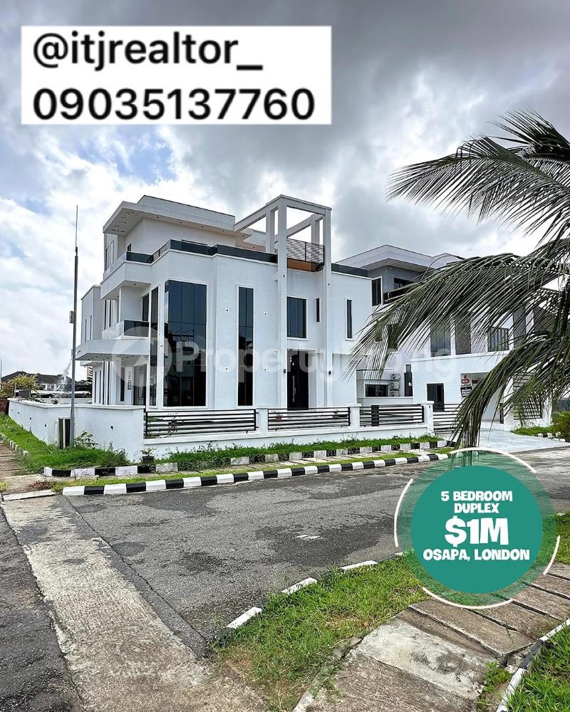 5 bedroom House for sale Pinnock Estate Osapa london Lekki Lagos