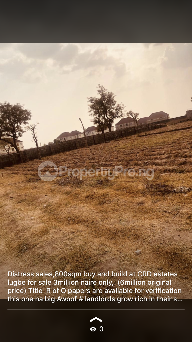 Land for sale Inside Crd Estates Lugbe Airport Road. Lugbe Abuja