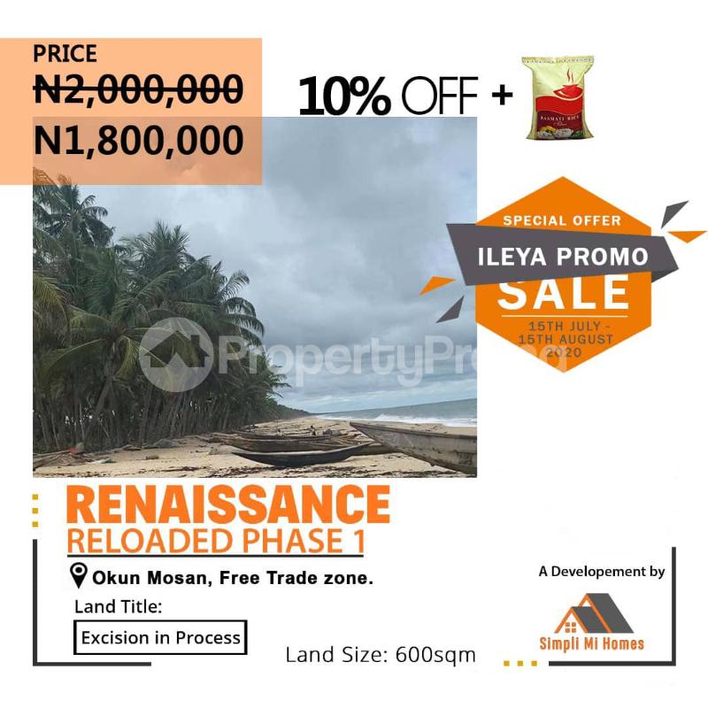 Land for sale Free Trade Zone Ibeju-Lekki Lagos