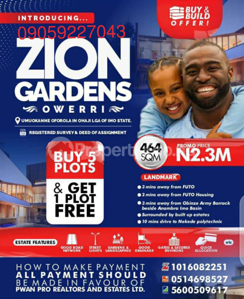 Land for sale Umuokanne Oforola In Ohaji Lga. Owerri Ohaji/Egbema Imo