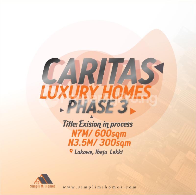 Land for sale Caritas Luxury Home Phase 3. This Is Located At Lakowe Golf Free Trade Zone Ibeju-Lekki Lagos