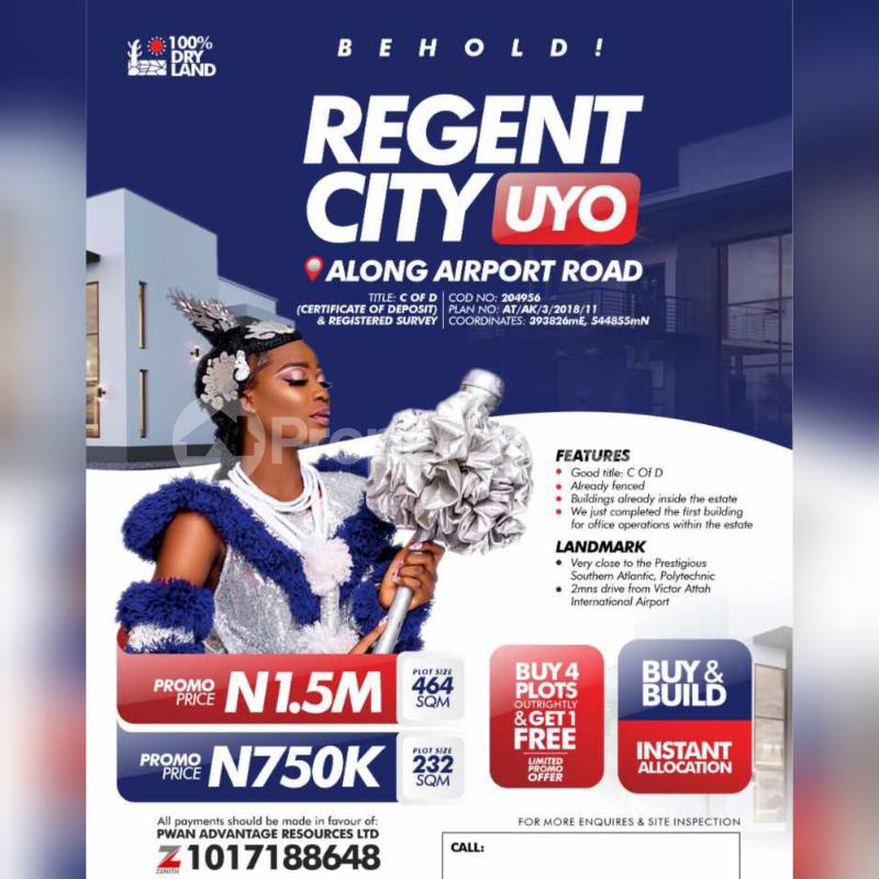 Land for sale Airport Road Uyo Uyo Akwa Ibom