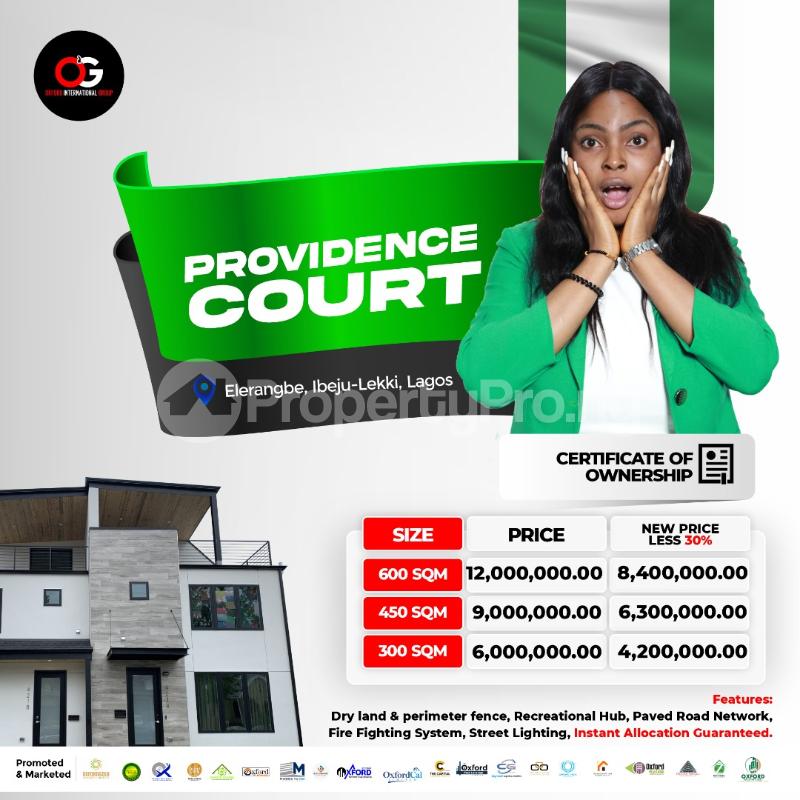 Land for sale   Eleranigbe Ibeju-Lekki Lagos - 0